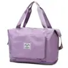 Bolsa Plegable Deportiva de Fitness con Separación Húmeda y Seca, Bolsa de Viaje Portátil de Tela Oxford, Bolsa de Mano para Viajes al Aire Libre, Bolsa de Equipaje