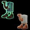 Nuevos dijes luminosos para zapatos con temática de animales, hebillas decorativas desmontables de goma suave de PVC, accesorios para DIY