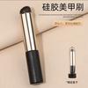 Cepillo de uñas de silicona Pluma de aplicación de silicona manchas manicura pluma de varilla de silicona cabeza suave cepillo degradado herramienta profesional Pat Sea