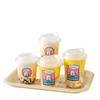 Taza de Bebida Fría Yangzhi Ganlu con Pegatinas, Taza Especial en Forma de U para Tiendas de Té de Leche, Taza de Café para el Hogar con Pegatinas