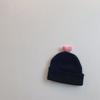Ins outono e inverno Coreia do Sul bebê bonito colorido amor tricô lã chapéu bebê curling quente pulôver chapéu