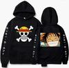 Fuente principal de los nuevos chalecos con capucha de moda con personalidad europea y americana con impresión periférica 2D de One Piece de Amazon