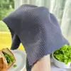 Toalla de limpieza para coche con patrón de piña personalizada, toalla de limpieza de vidrio engrosada, toalla de limpieza de vidrio absorbente con patrón de gofre, toalla de lavado de coches absorbente con patrón de panal