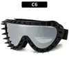 Gafas de Esquí de Montañismo Nuevas de Invierno Europeas y Americanas, Gafas a Prueba de Viento para Motocicleta, Gafas de Sol Deportivas Coloridas Antirreflejos