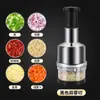 Prensa de Ajo de Acero Inoxidable, Herramienta de Cocina Multifuncional para Picar Verduras, Triturar Ajo, Cortar Cebollas, Nuevo Cortador de Ajo