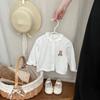 Roupa de Verão Fina com Proteção Solar para Meninas Estilo Coreano Estilo Estrangeiro Cardigan Pequeno para Ar Condicionado de Bebê Jaqueta Doce Fofa de Princesa Versátil