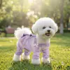 Pantalones a Prueba de Polvo de Cuatro Patas para Perro, Cubrepatas Anti-Suciedad para Mascotas, Impermeables y a Prueba de Orina, para Bichón, West Highland, Perros Pequeños, Esencial para Paseos al Aire Libre
