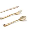 Garfo Grande Descartável Garfo Dourado Faca e Garfo Banhados a Ouro Colher Talheres para Comida Ocidental Garfo de Bolo Garfo de Festa