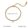 Procesamiento y Personalización de Pulseras Europeas y Americanas de Acero Inoxidable, Cadenas Retorcidas, Cadenas de Hoja, Cadenas Figaro, Cadenas de Hueso de Serpiente, Pulseras Transfronterizas de Acero de Titanio