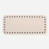 Acessórios para bolsa fundo de bolsa atacado Acessórios para bolsa trançada Hyun-a 18x 8cm sem pregos PU multicor fundo de bolsa pequena bolsa trançada
