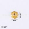 Yiwu Acessórios cross-border venda quente liga DIY jóias acessórios brilhante ouro pingente colar pulseira pingente amor estrela