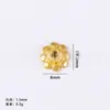 Acessórios Yiwu Venda Quente Transfronteiriça Liga DIY Acessórios para Joias Pingente Dourado Brilhante Colar Pulseira Pingente Coração Estrela