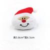 Broche de Felpa de Dibujos Animados Navideños Alce Muñeco de Nieve Árbol de Navidad Accesorios de Decoración Bolsa de Regalo Muñeco de Bolsa