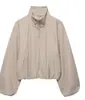 Ropa europea y americana para mujer transfronteriza, popular en AliExpress, chaqueta bomber casual suave a la moda estilo francés