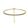 Mecanismo de Cierre Cadena Pulsera de Plata S925 Fila Única Circonita Diamante Artificial Pulsera Venta Directa de Fábrica