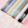 Película de Gel Danza de Mariposas al por Mayor Día de San Valentín Nuevo Papel de Regalo de Flores Impermeable Suministros para Floristerías Papel de Envoltura para Ramo Floral