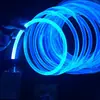Tira de Guía de Luz Sólida de Fibra Óptica Emisora por el Lado Completo Ultra Brillante Plástico Suave Transparente MMA Fibra Óptica Luz Ambiental para Coche