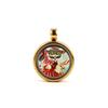 Atacado de fábrica Xizang thangka caixa gabu cauda de galinha raposa flor de pêssego raposa raposa de nove caudas pingente pequeno thangka pingente de colar