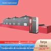 Esquema de design livre de máquina de cozimento rápido de camarão fresco contínuo para cozimento de microondas de camarão e equipamento integrado de cozimento