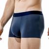 Processamento de Roupa Íntima Masculina Personalizada Sem Costura Shorts Respiráveis Verão Quatro Cantos Malha de Seda Gelada Cuecas Boxers Finos