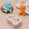 Chapéu urso silicone molde amor urso fondant bolo de chocolate molde epóxi ferramenta de cozimento em estoque