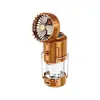 Lanterna Ventilador Leve Multifuncional Esticável para Exterior Tipo Botão Luz de Camping Carregamento Solar LED Luz para Barraca de Camping