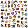 Novos adesivos de abóbora 50 à prova d'água tema dos desenhos animados morcego festa graffiti bagagem computador adesivos de Halloween