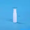 Botella rociadora blanca a prueba de luz 10 20 30 100 ml atomizador fino plástico botella rociadora pequeña PE botella dispensadora de líquido de alcohol