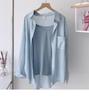 Cardigan de Verano Perezoso Estilo Francés, Camisa Delgada Protectora del Sol, Manga Larga Nueva Holgada 2026 Camisa Chaqueta Top