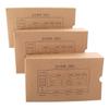 Caixa de Talões de Contabilidade Versão Horizontal A4 Caixa de Armazenamento de Talões de Contabilidade Financeira Caixa de Arquivo de Papel Kraft Espessado 31*22*5cm