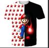 Camisetas Masculinas e Femininas Personalizadas de Impressão Digital 3D de Gola Redonda e Manga Curta, Atacado Transfronteiriço, com Fotos e Amostras, Estilo Europeu e Americano