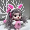 Chaveiro de Boneca Barbie Princesa Olhos de Estrela Articulada Desenho Animado Pingente Exquisito para Bolsa de Brinquedo de Menina