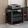 Estante de Audio Multicapa Móvil para el Hogar Estante Amplificador HIFI Estante de Almacenamiento de Piso Multicapa Estante para Equipo de Altavoces