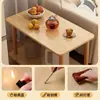 Mesa Pequeña, Sofá, Mesa Auxiliar, Sala de Estar, Mesa de Café para Apartamento Pequeño, Casa de Alquiler, Estante de Mesita de Noche, Mesa Cuadrada, Mesa de Té Simple