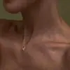 Set de Pendientes Largos y Collar con Cuentas de Hilo de Pescar Transparente en Forma de Gota de Agua para Mujer, Estilo de Lujo Ligero de Nicho para Usar en Verano