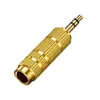 Adaptador de Audio de 6.5 a 3.5 Micrófono Teléfono Móvil Guitarra Altavoz Enchufe de Audio Convertidor de Micrófono a Auriculares