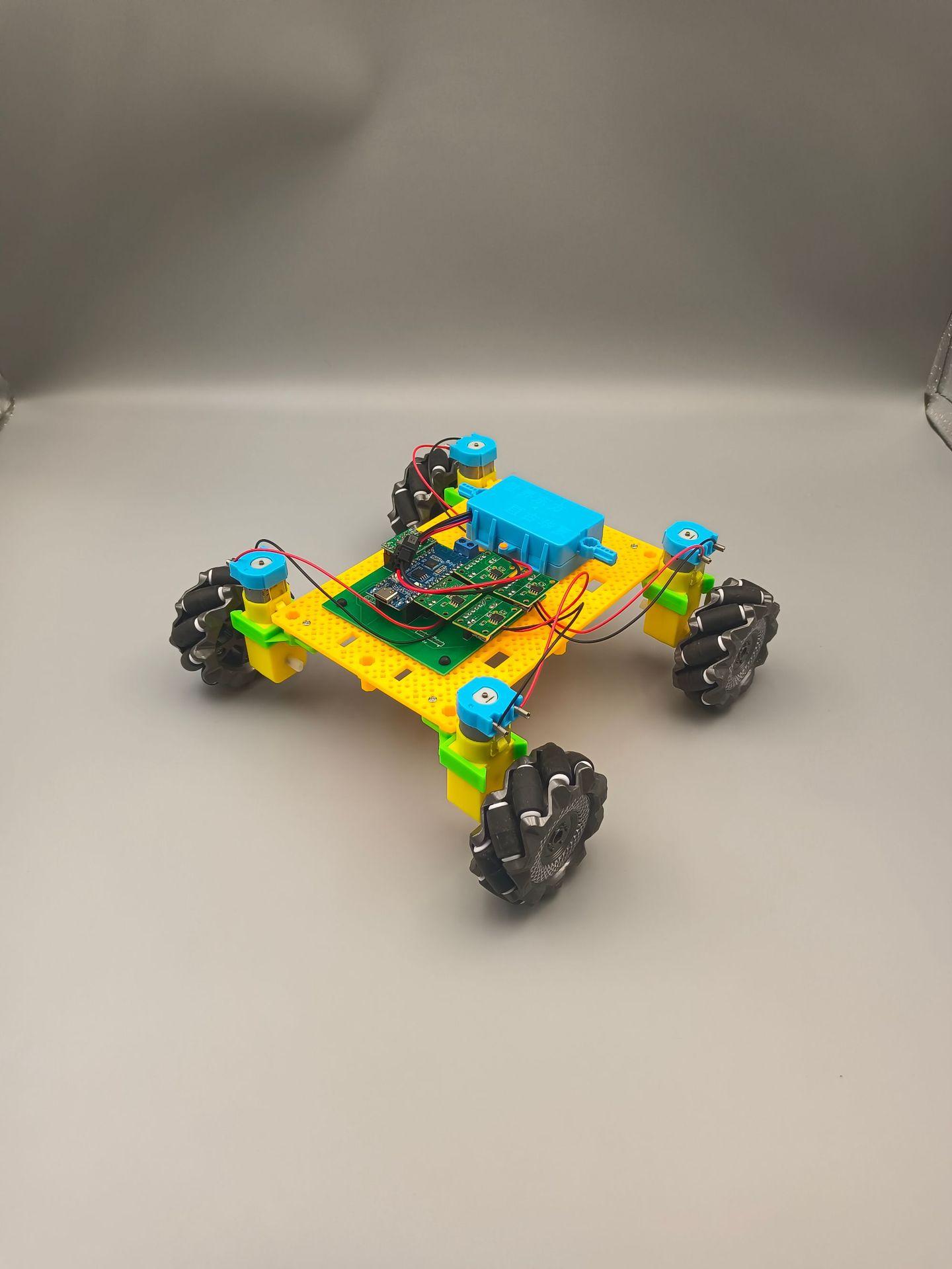 ESP32中椅麦轮车组装图1