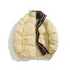 Chaqueta de Algodón Acolchada de Invierno 2024 para Hombre, Repelente al Agua Estilo Nuevo, Chaqueta Caliente Acolchada de Algodón con Cuello Alto para Mujer, Chaqueta Gruesa de Nicho Tipo Pan 24
