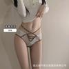 Braguitas Triángulo de Encaje con Tiras Cruzadas Huecas Estilo Abstinencia Provocativas Deseo Puro para Chica Sexy