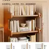 Estantería de Piso Librería de Piso Mueble de Sala de Estar Simple Armario de Pared Integrado Armario de Almacenamiento para Dormitorio Armario para Ventana de Mirador