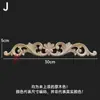 Dongyang Tallado en Madera Estilo Europeo Calcomanía Accesorios para Muebles Flores para Puertas de Madera Tallado Fino Calcomanías para Puertas de Gabinete Flores para Cabeceras Calcomanías de Madera Maciza Decoración