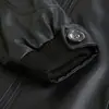 Comercio exterior Amazon invierno caballero de negocios cálido cárdigan con cremallera chaqueta de cuero PU cuello alto ajustada chaqueta de cuero para hombre