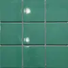 Azulejos de Pared de Cerámica Mosaico Verde Oscuro Retro para Cocina, Comedor, Baño, Lavabo, Piscina