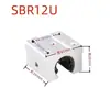 Guia de Trilho Linear com Base de Alumínio SBR Conjunto Deslizante de Mesa Deslizante para Marcenaria Mesa de Empurrar Posicionamento Trilho Cilíndrico Deslizante