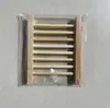 Caja de Jabón de Madera Soporte de Jabón con Drenaje Estante de Jabón de Madera Simple Jabón Hecho a Mano Rejilla de Secado Natural Soporte de Jabón de Madera