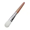 Pincel de Base Chanfrado com Ponta Plana em Forma de Língua Pincel para Líquido Não Absorve o Pó Ferramenta de Pincel de Maquiagem Pincel de Base Sem Marcas
