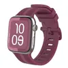 Adecuado para Apple Watch Ultra 9876543210 Generación Estilo Roscado Hebilla de Color Sólido Correa de Silicona para Reloj