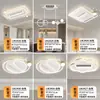 [Uau] Lâmpada de Teto Ventilador Moderno Simples Sem Lâminas Lâmpada Zhongshan Combinação de Lâmpada Ventilador Invisível de Alta Qualidade