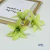 Cabeças de Flores Artificiais, Flores de Lírio Pequenas, Flores para Penteado, Enfeites de Cabelo Feitos à Mão, Flores de Seda, Materiais para Decoração de Caixa de Presente, Arranjo de Mesa