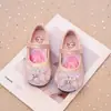 Zapatos de Cuero para Niñas Suela Suave Zapatos de Cristal Elsa Zapatos de Princesa para Niños Boca Cuadrada Zapatos Individuales 2026 Primavera/Otoño Nuevos Zapatos para Bebé